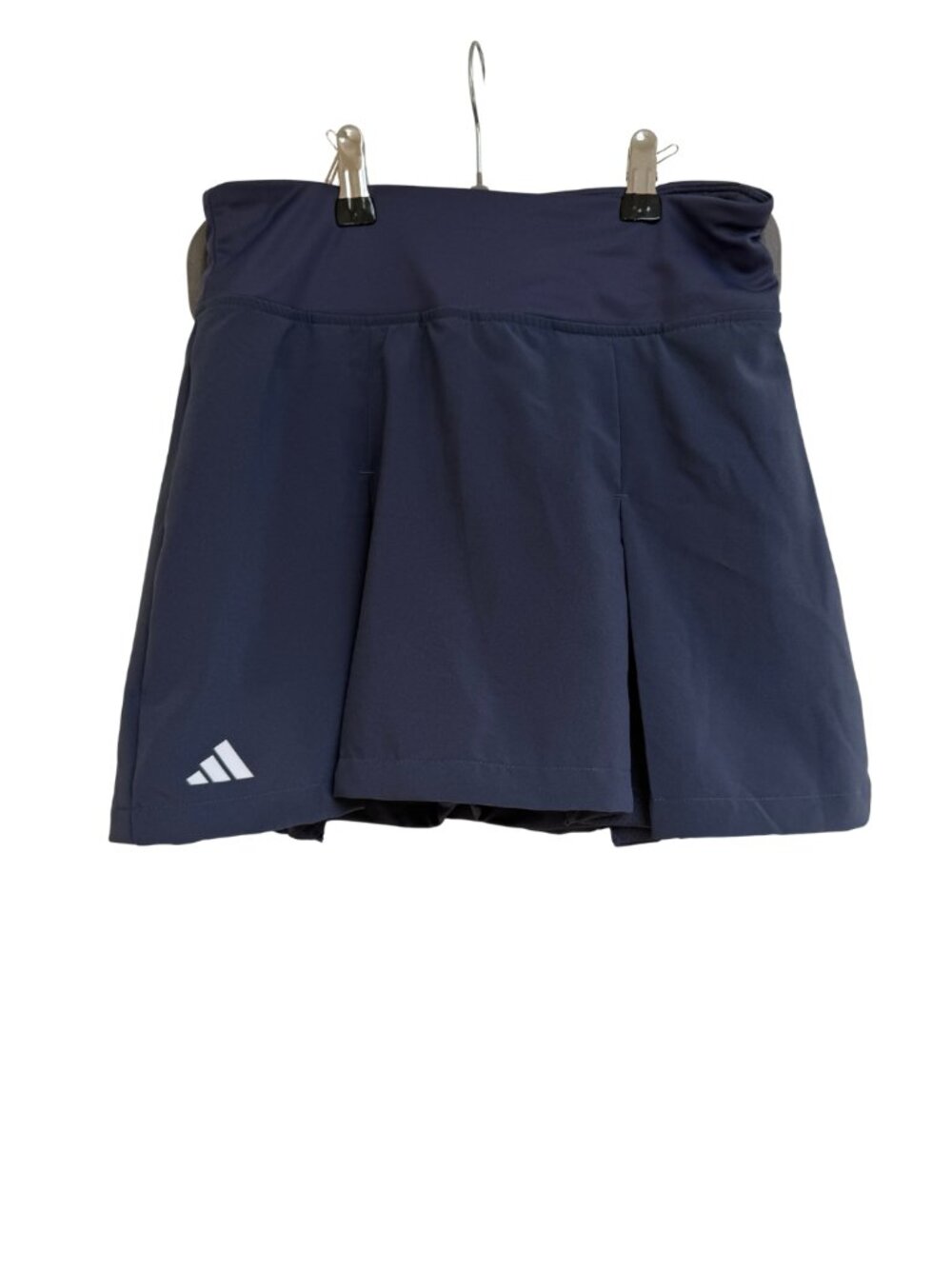 adidas Girls Tennis Skort Navy Pleated Aeroready Sz L